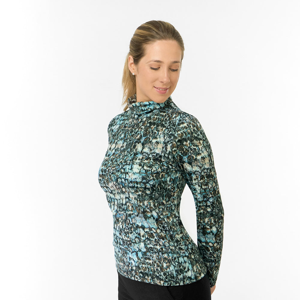 Pure Ladies Brushed-Backed Roll Neck - Effortless Elegance