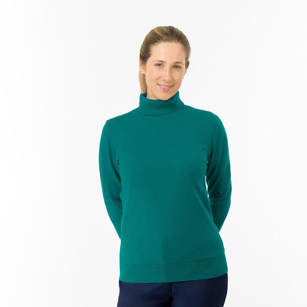 Pure Golf Ladies Super Soft Fur Lined Roll Neck