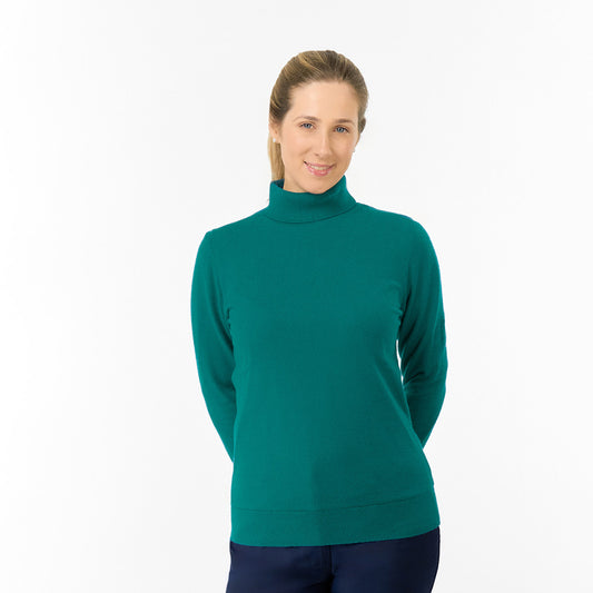 Pure Golf Ladies Super Soft Fur Lined Roll Neck