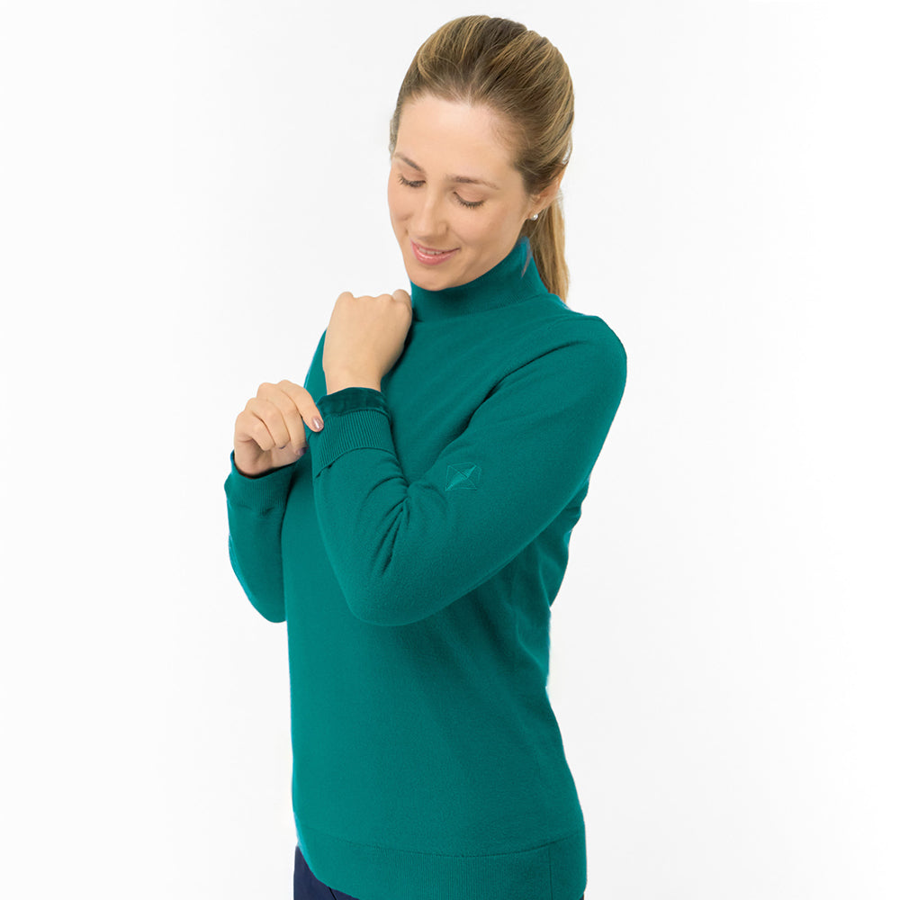 Pure Golf Ladies Super Soft Fur Lined Roll Neck
