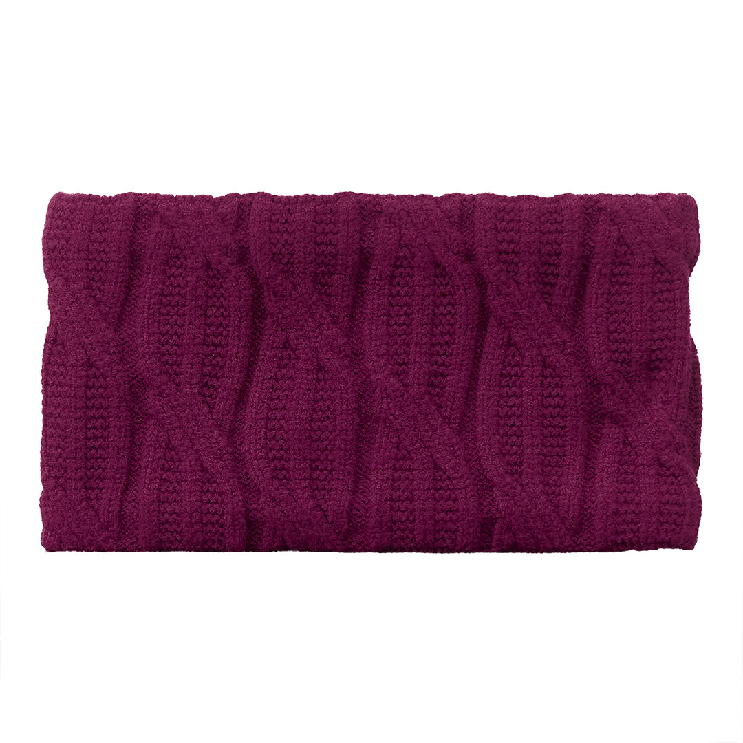 Pure Ladies Cable Knit Snood with Waterproof Inner Lining
