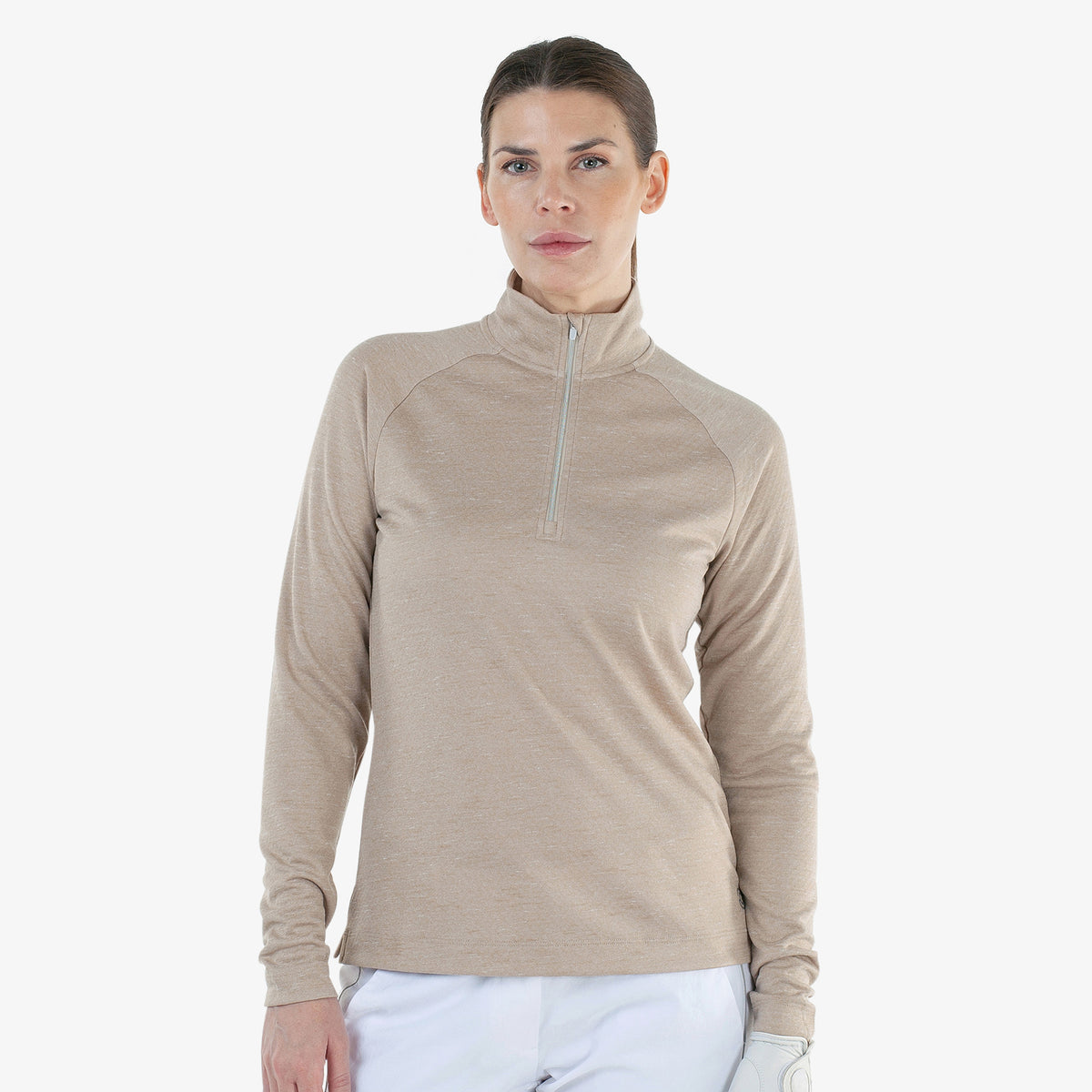 Galvin Green Ladies Zip-Neck Golf Top with INSULA Thermal Technology
