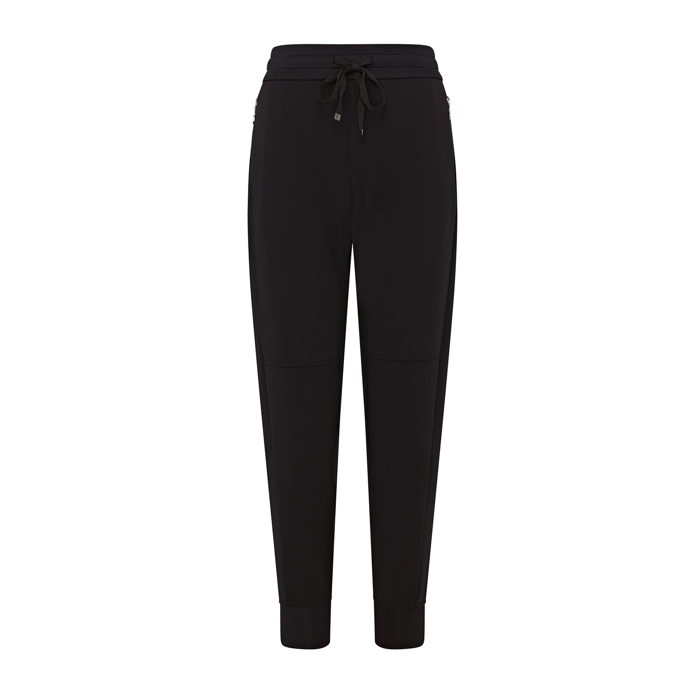 Swing Out Sister Ladies Wind Resistant Pull-On Stretch Jogger in Black