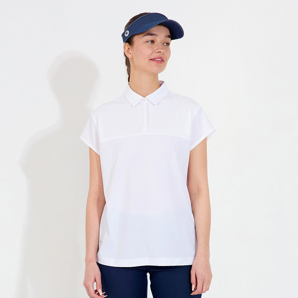 Abacus Ladies DryCool Loose Fit Cap Sleeve Polo