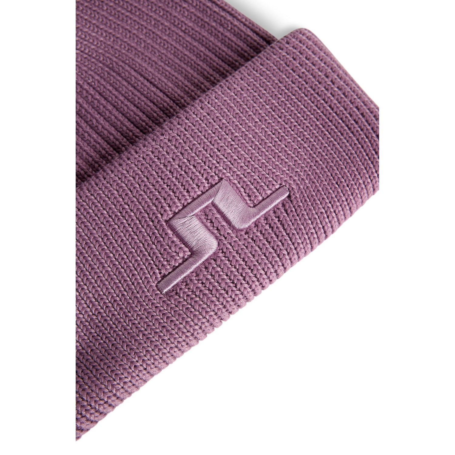 J.Lindeberg Ribbed Knit Bobble Hat with Bridge Logo