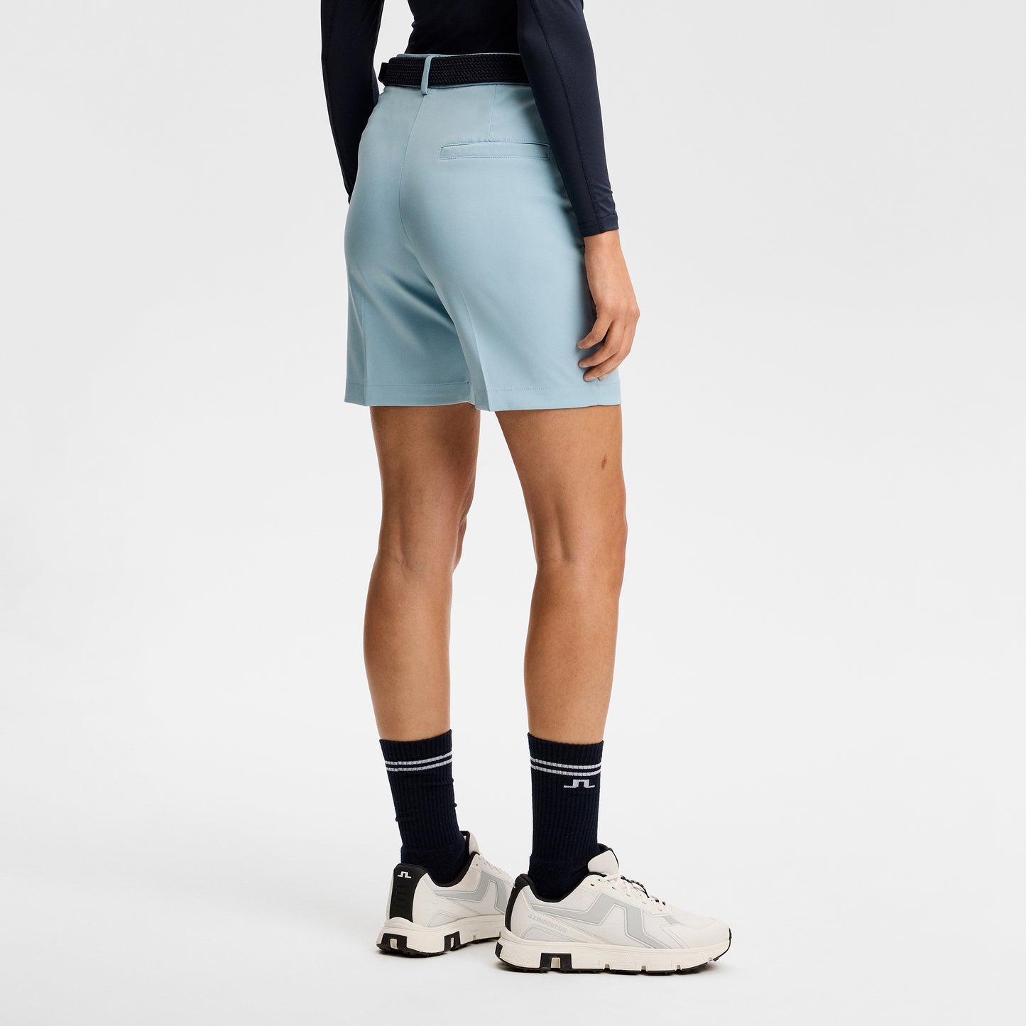 J.Lindeberg Ladies Long Shorts - Lightweight Stretch for Confident Play