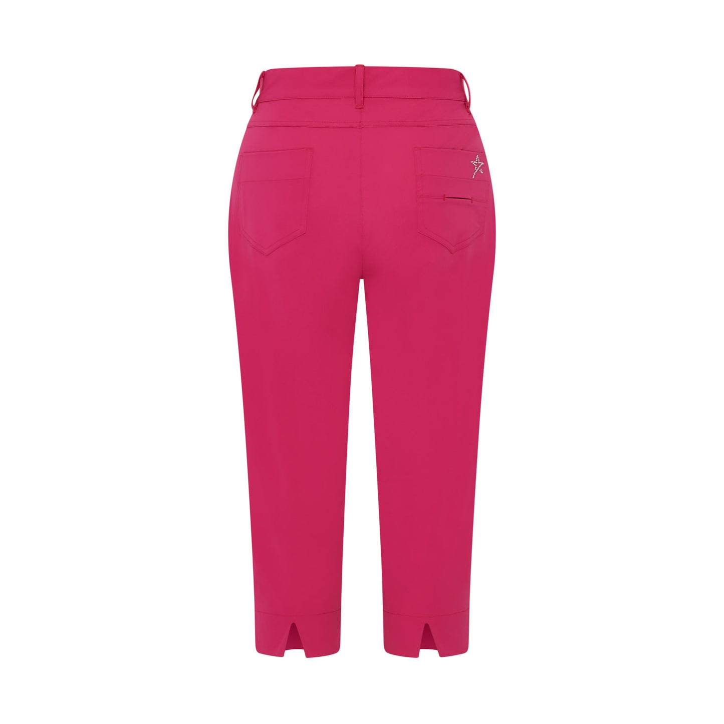 Swing Out Sister Ladies Lush Pink Dri-Fit Soft-Stretch Capris