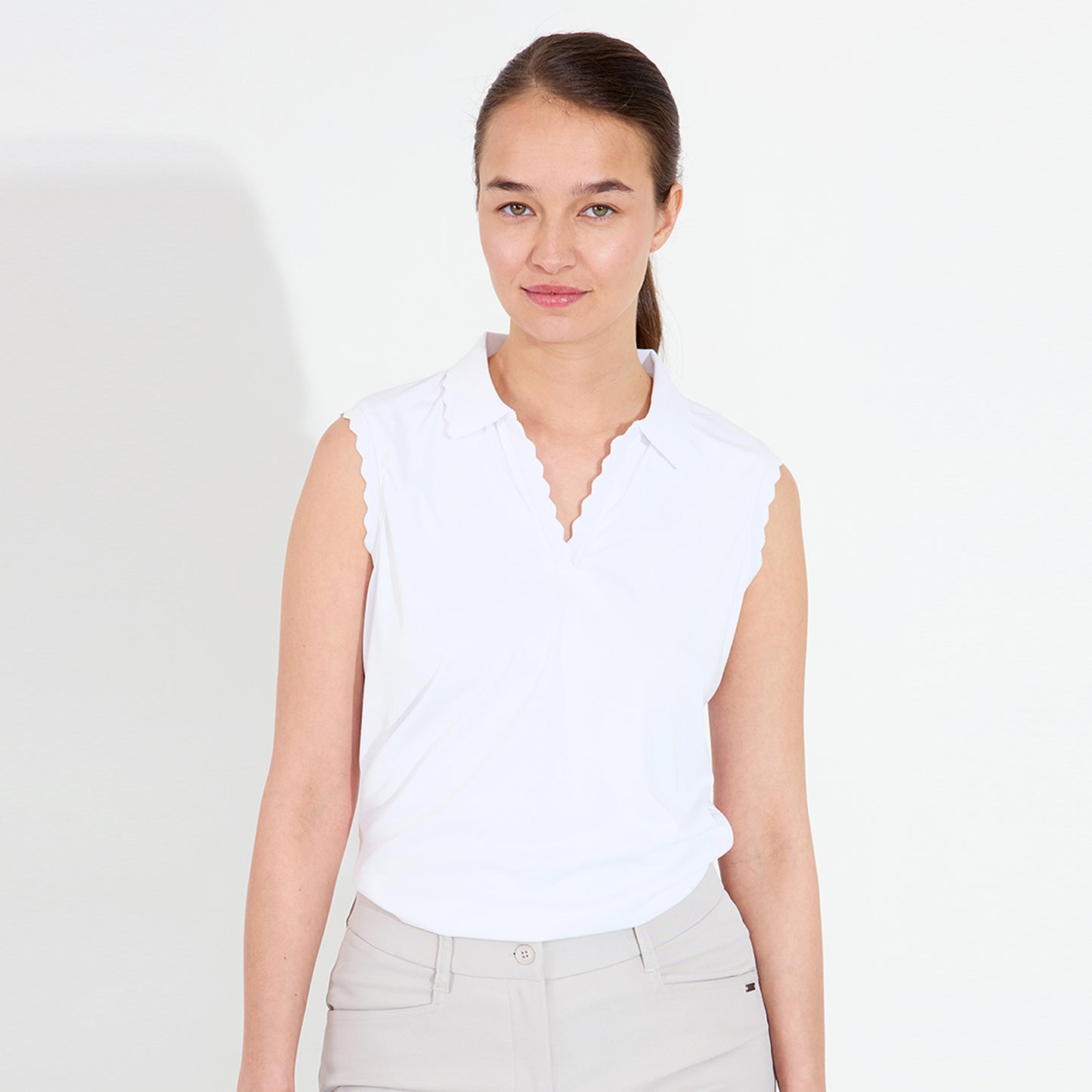 Abacus Ladies DryCool Sleeveless Polo - Lightweight & Sun-Smart