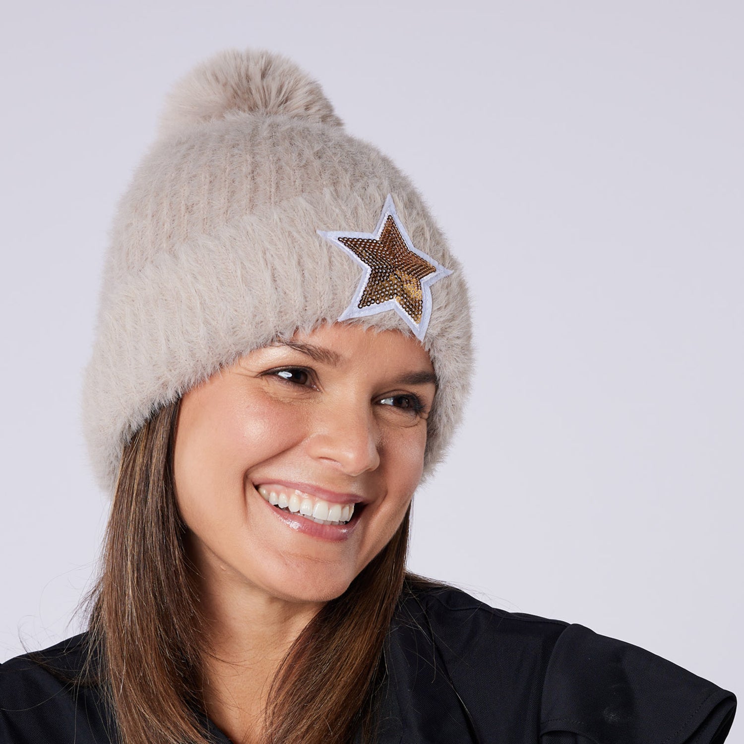 Swing Out Sister Ladies Fully Lined Faux Fur Bobble Hat