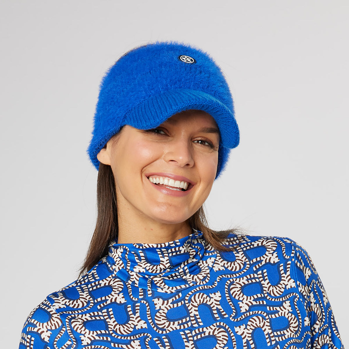Swing Out Sister Ladies Faux Fur Visor