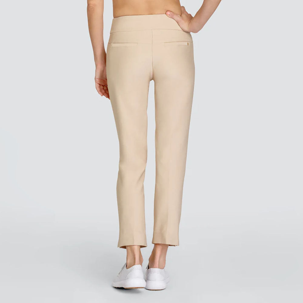 Tail Ladies Slim Fit Pull-On Ankle Trouser in Sand