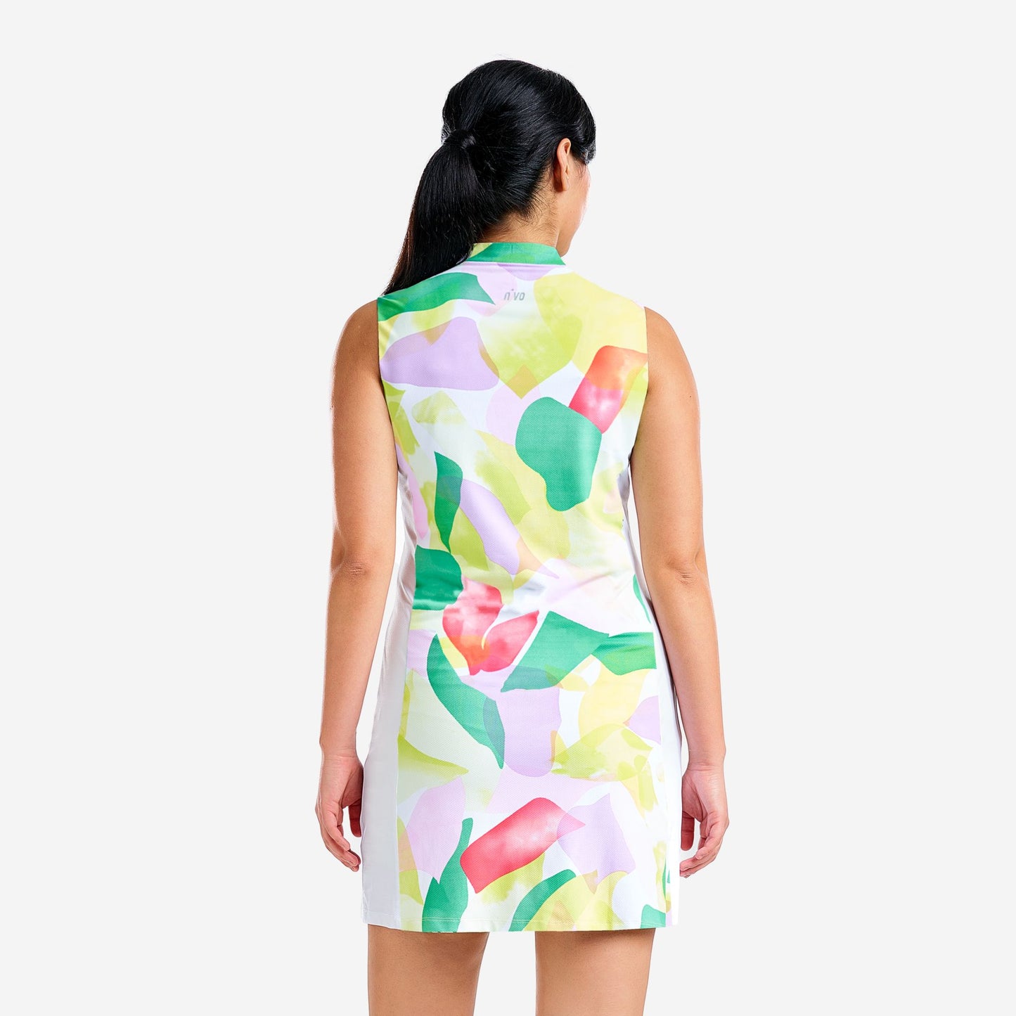 Nivo Ladies Sleeveless Liv-Cool Dress in Abstract Print