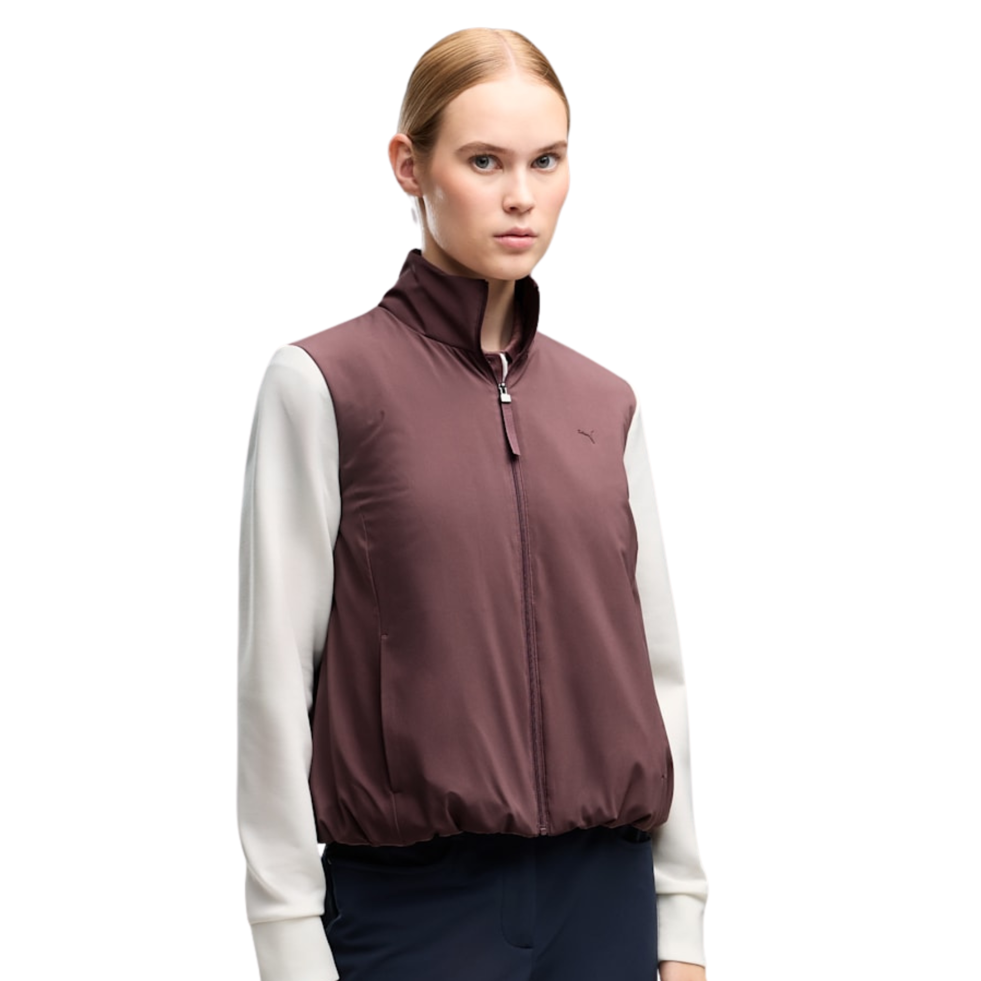 Puma Ladies Hybrid Jacket The Perfect Blend of Warmth, Stretch & Style