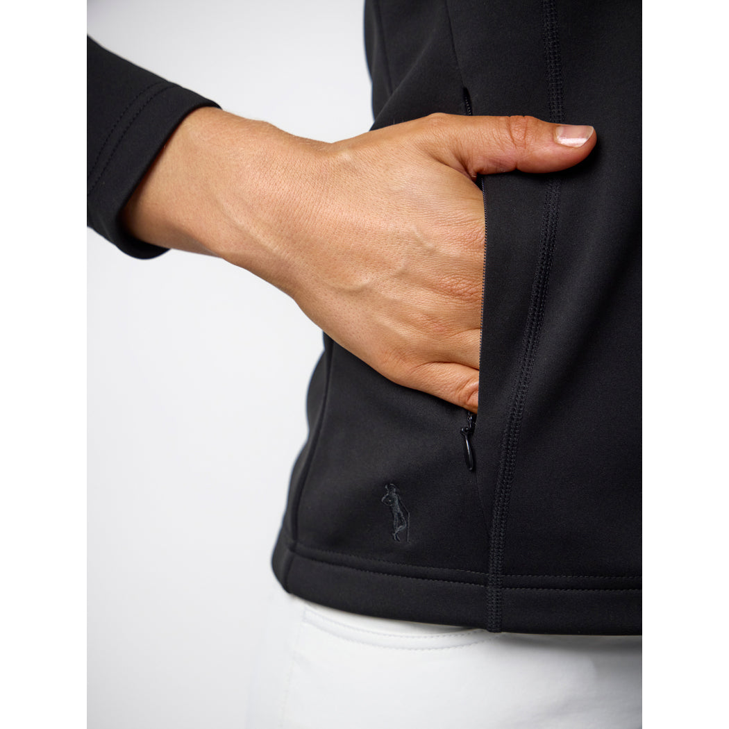 Glenmuir Ladies Black Mid-Layer Jacket - The Effortless Layer for Life Outdoors