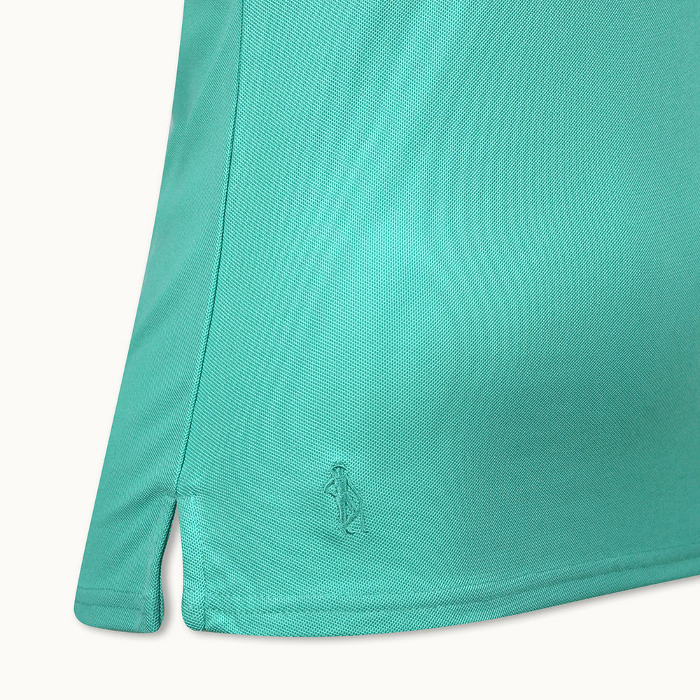 Glenmuir Ladies Short Sleeve Pique Polo with Stretch & UPF50+ in Marine Green