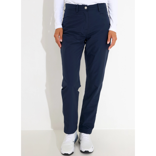 Abacus Ladies Warm Waterproof Trousers with Brushed Inner in Navy