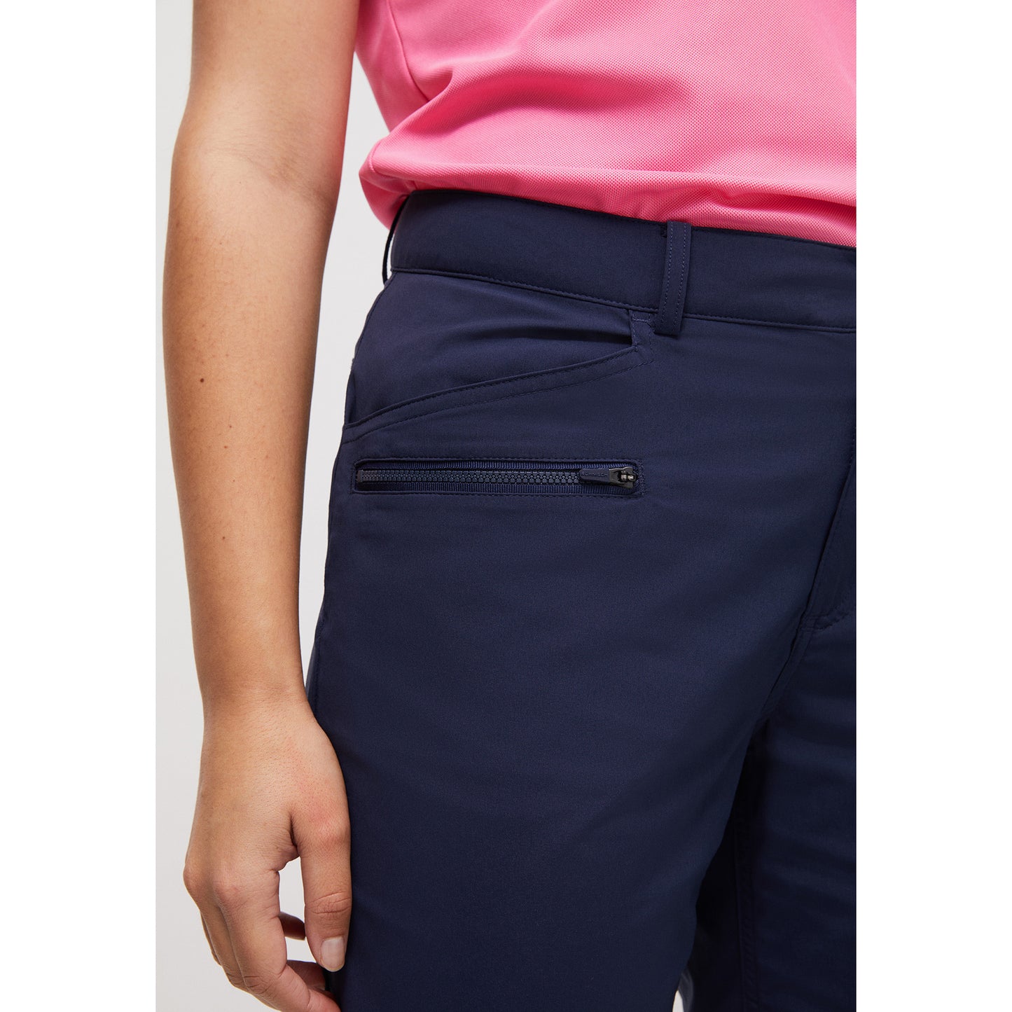 Rohnisch Ladies Navy Bermuda Shorts with Zipped Pocket - Size 8 Only Left