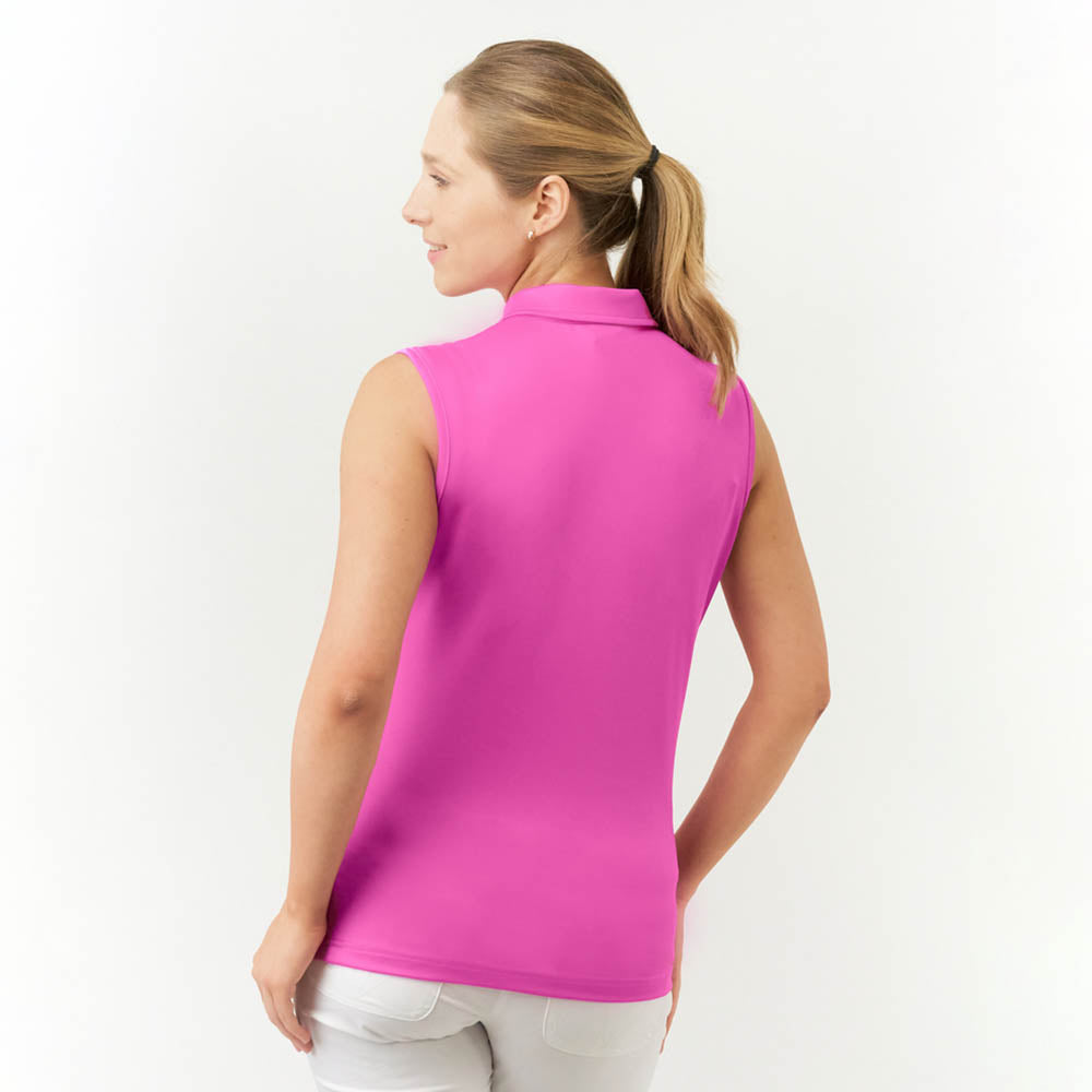 Pure Golf Ladies Silky Soft Sleeveless Polo