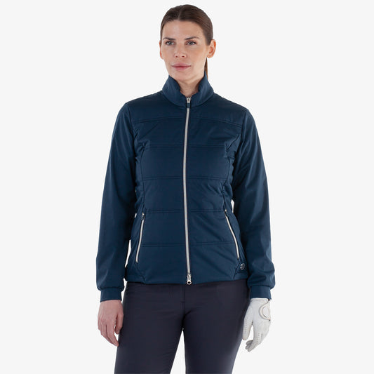 Galvin Green Women's Navy Quilted Jacket with Water Repellent Finish