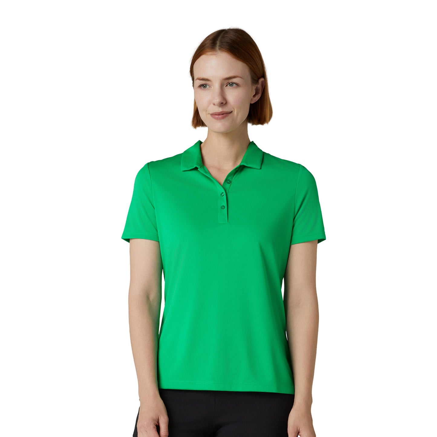 Callaway Ladies Holly Green Short Sleeve Polo with UV Block Protection