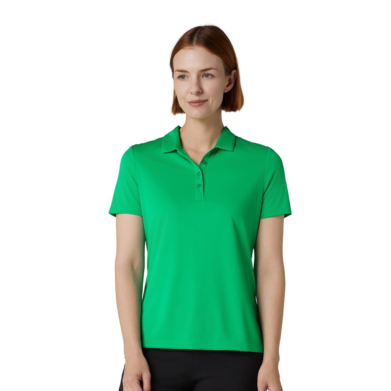 Callaway Ladies Holly Green Short Sleeve Polo with UV Block Protection
