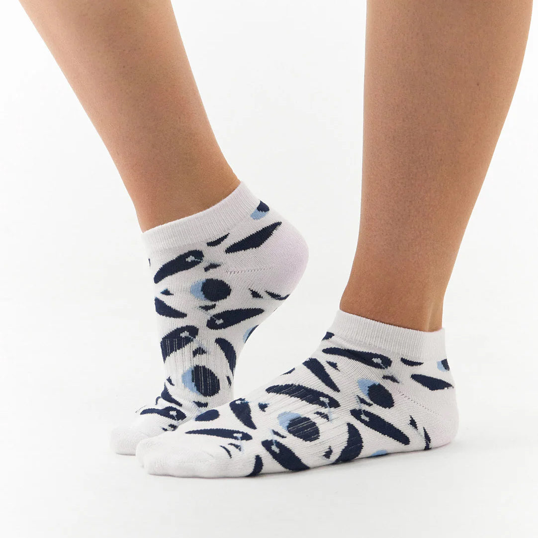 Surpizeshop Ladies 3 Pair Pack of Golf Themed Printed Golf Socks