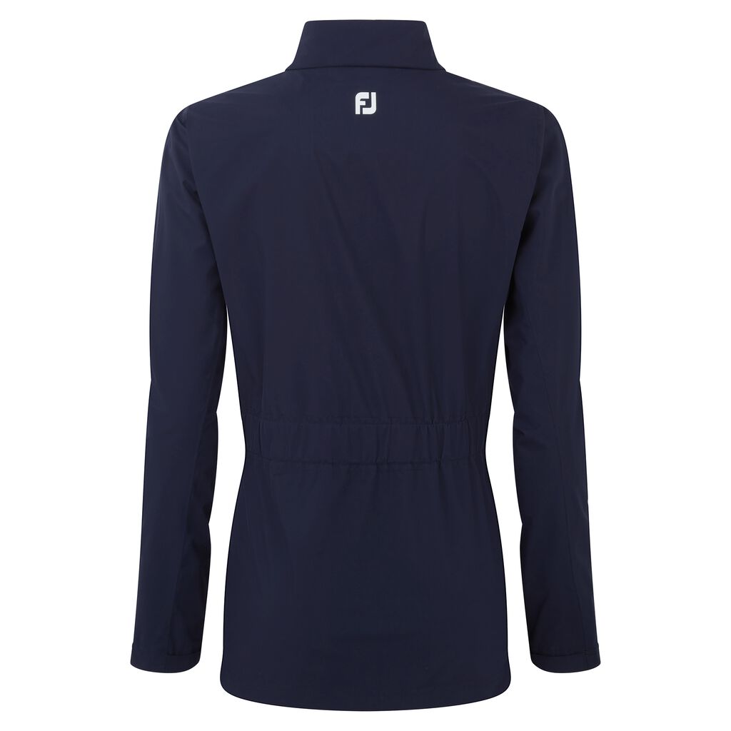 FootJoy Ladies Lightweight Waterproof Jacket with Elasticated Waistband in Navy