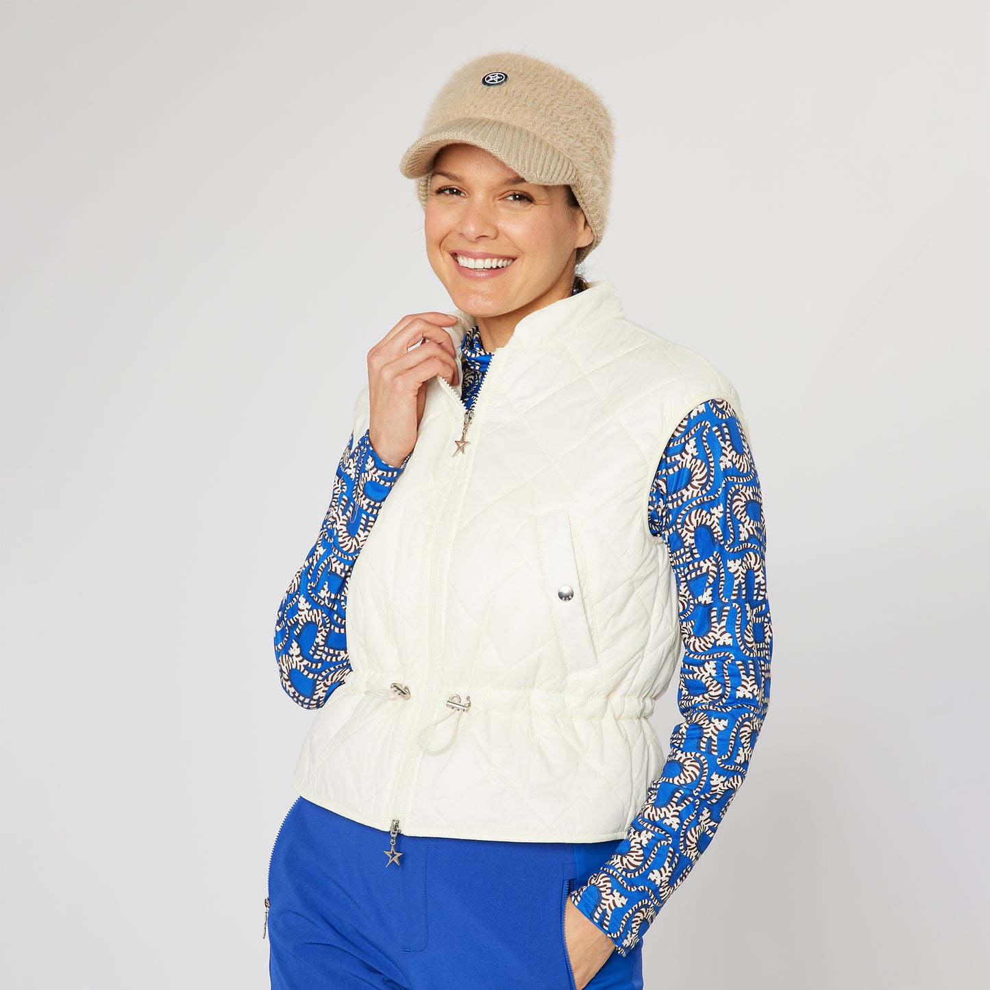 Swing Out Sister Ladies Insulated Gilet with Drawstring Waist