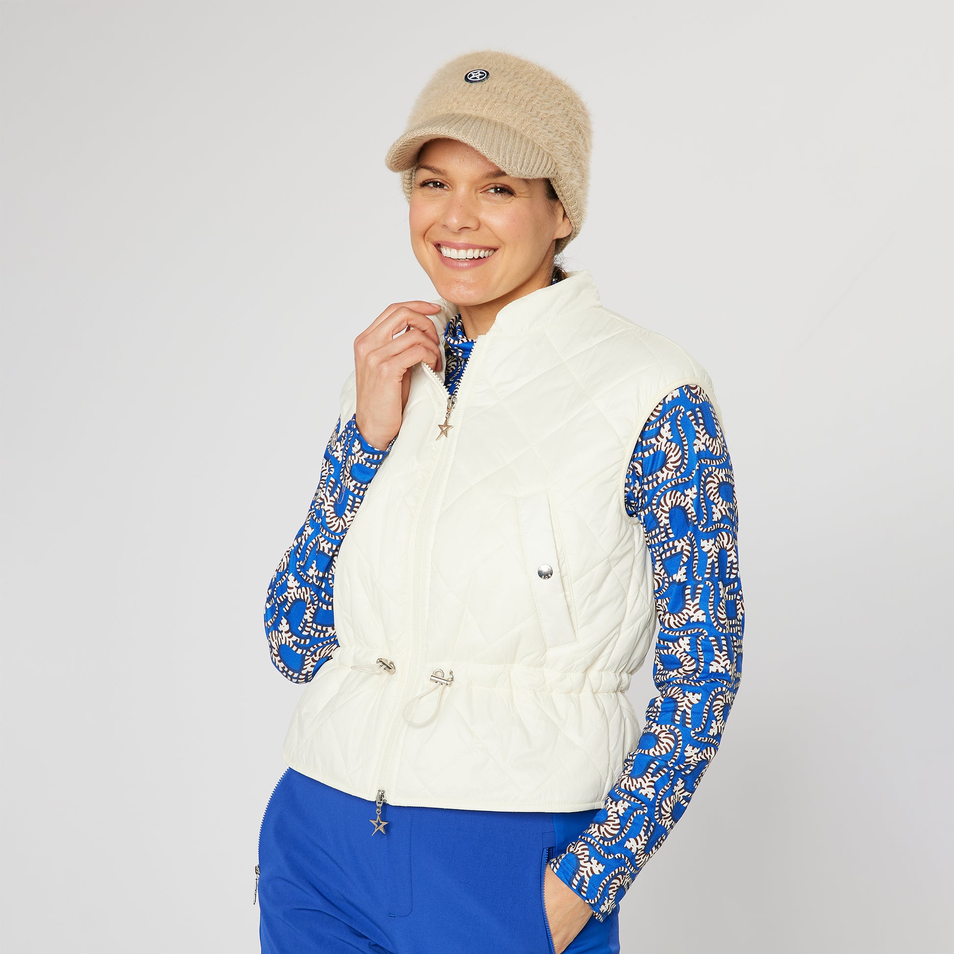 Swing Out Sister Ladies Insulated Gilet with Drawstring Waist