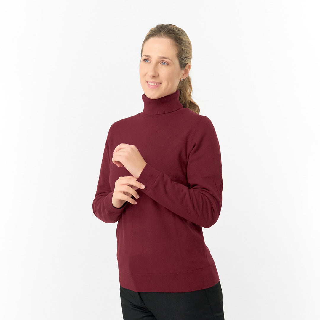 Pure Golf Ladies Super Soft Fur Lined Roll Neck