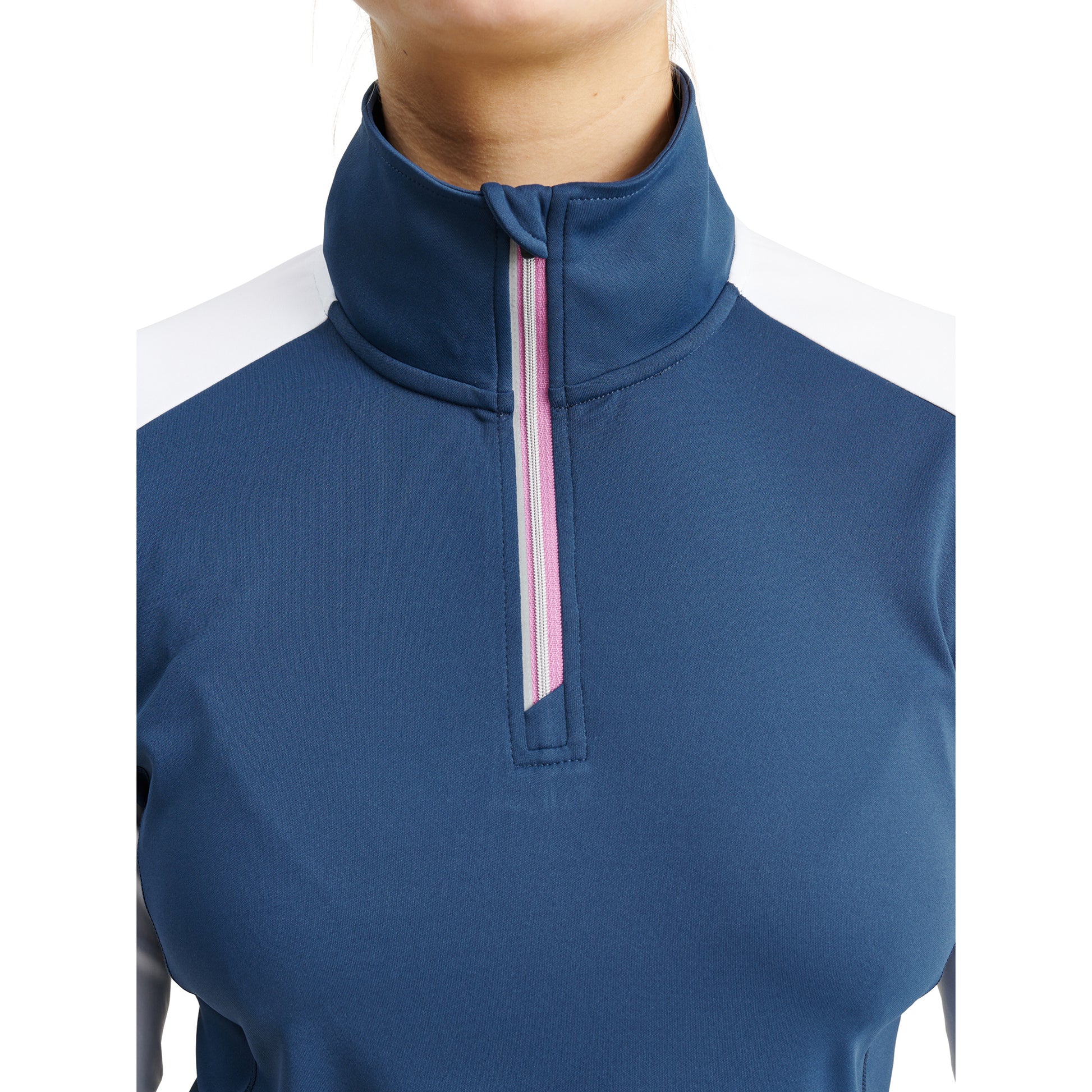 Abacus Ladies Zip-Neck Top