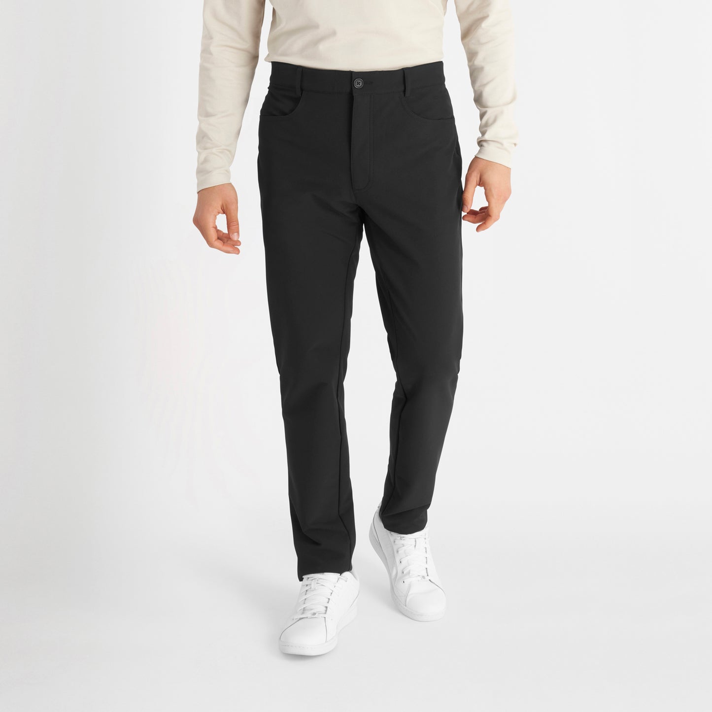 Calvin Klein Mens Black Water Resistant Thermal Trousers
