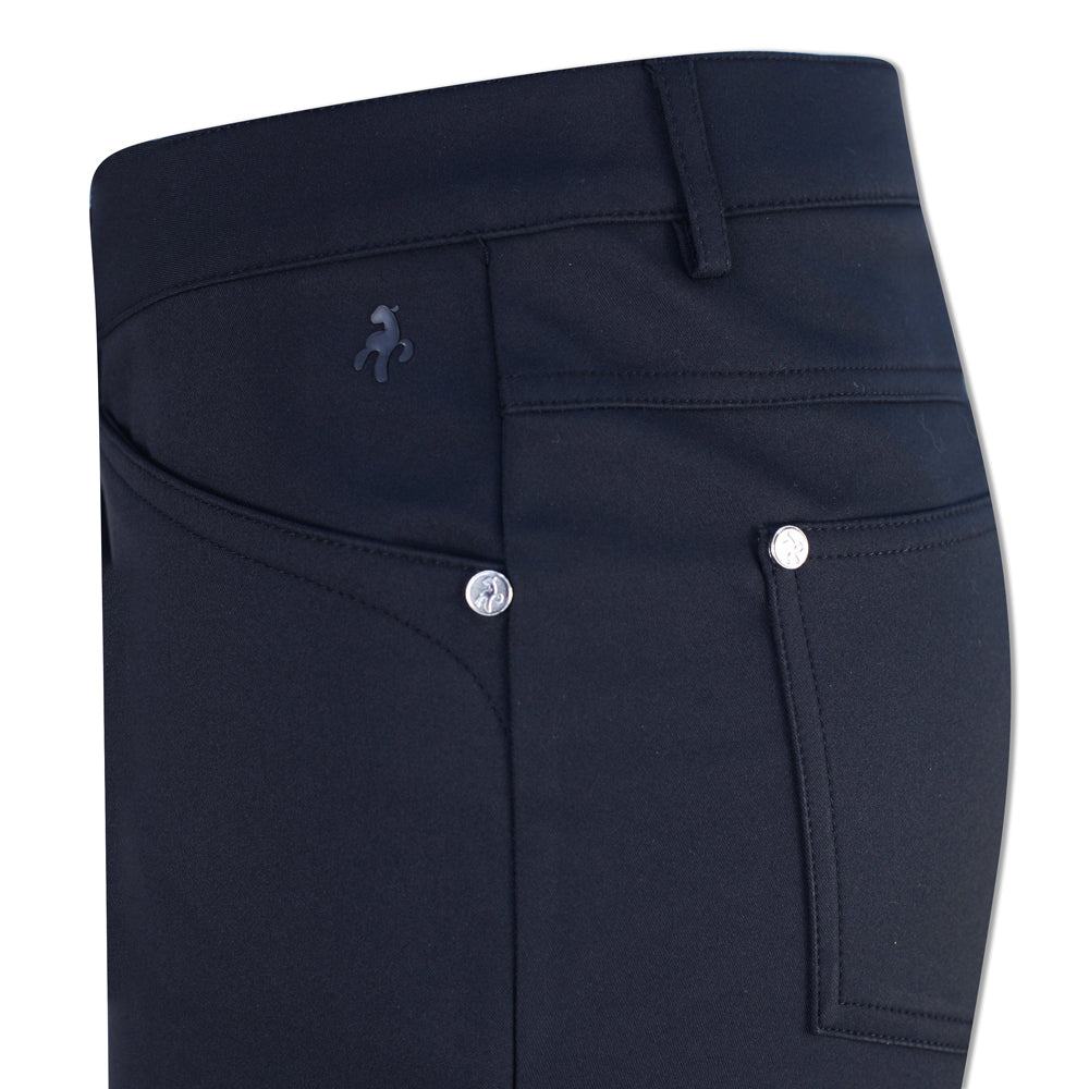 Green Lamb Slim-Fit Thermo Windbarrier Trousers in Navy