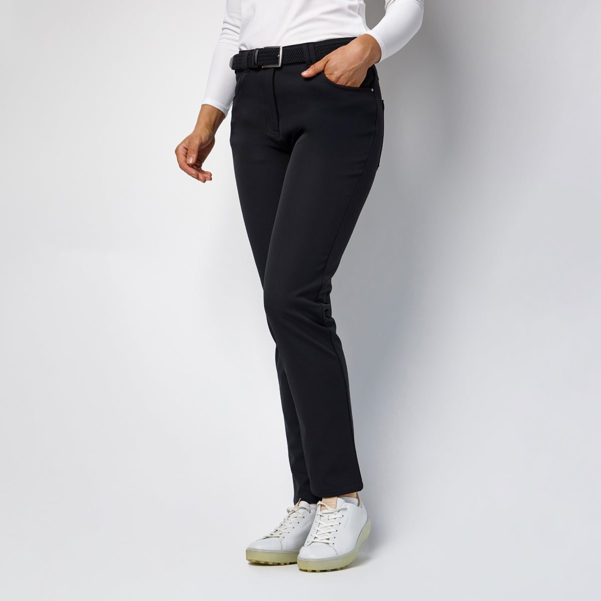 Glenmuir Ladies Thermal Water Repellent Trousers in Black