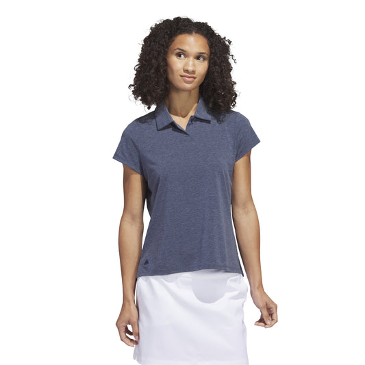adidas Ladies Go-To Short Sleeve Golf Polo in Collegiate Navy