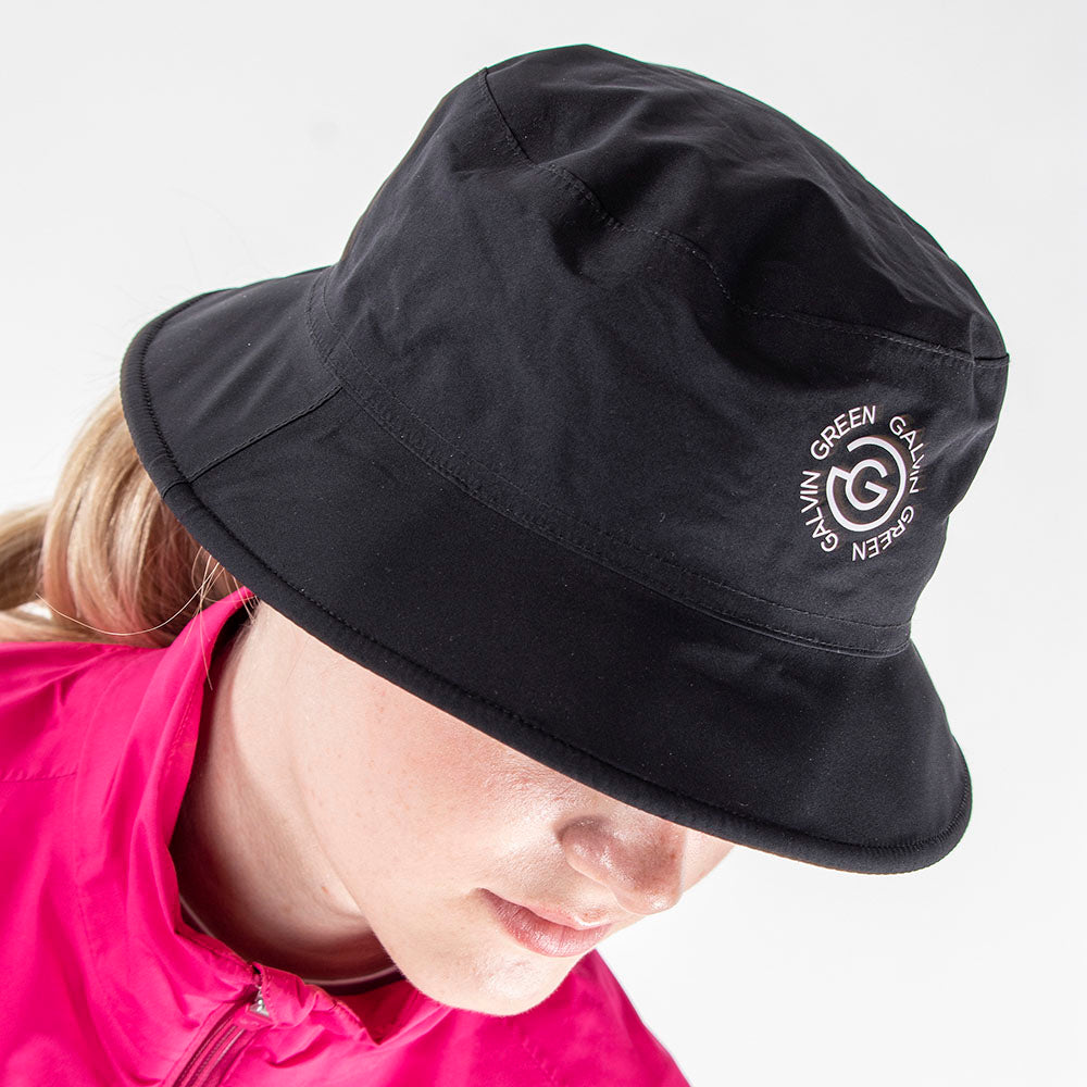 Galvin Green Ladies Astro Golf Hat with GORE-TEX Paclite in Black