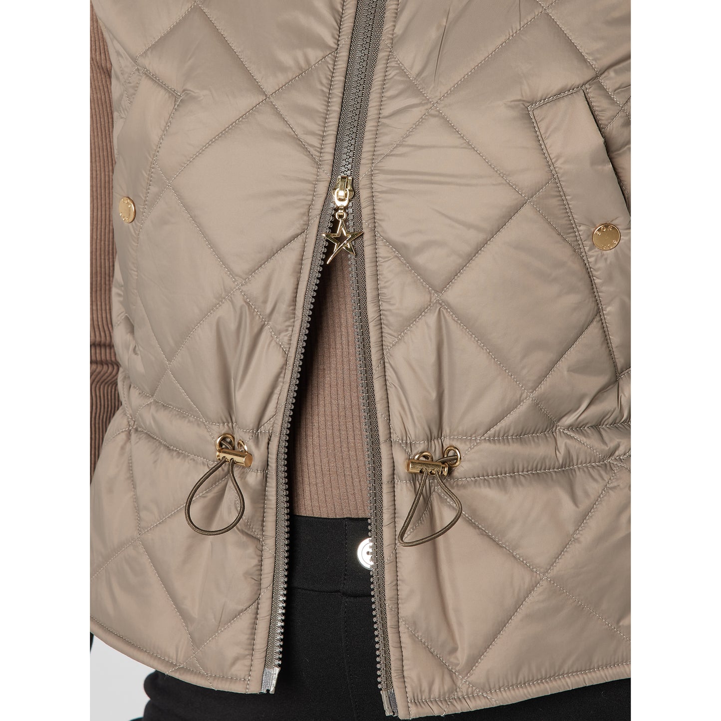 Swing Out Sister Ladies Insulated Gilet with Drawstring Waist