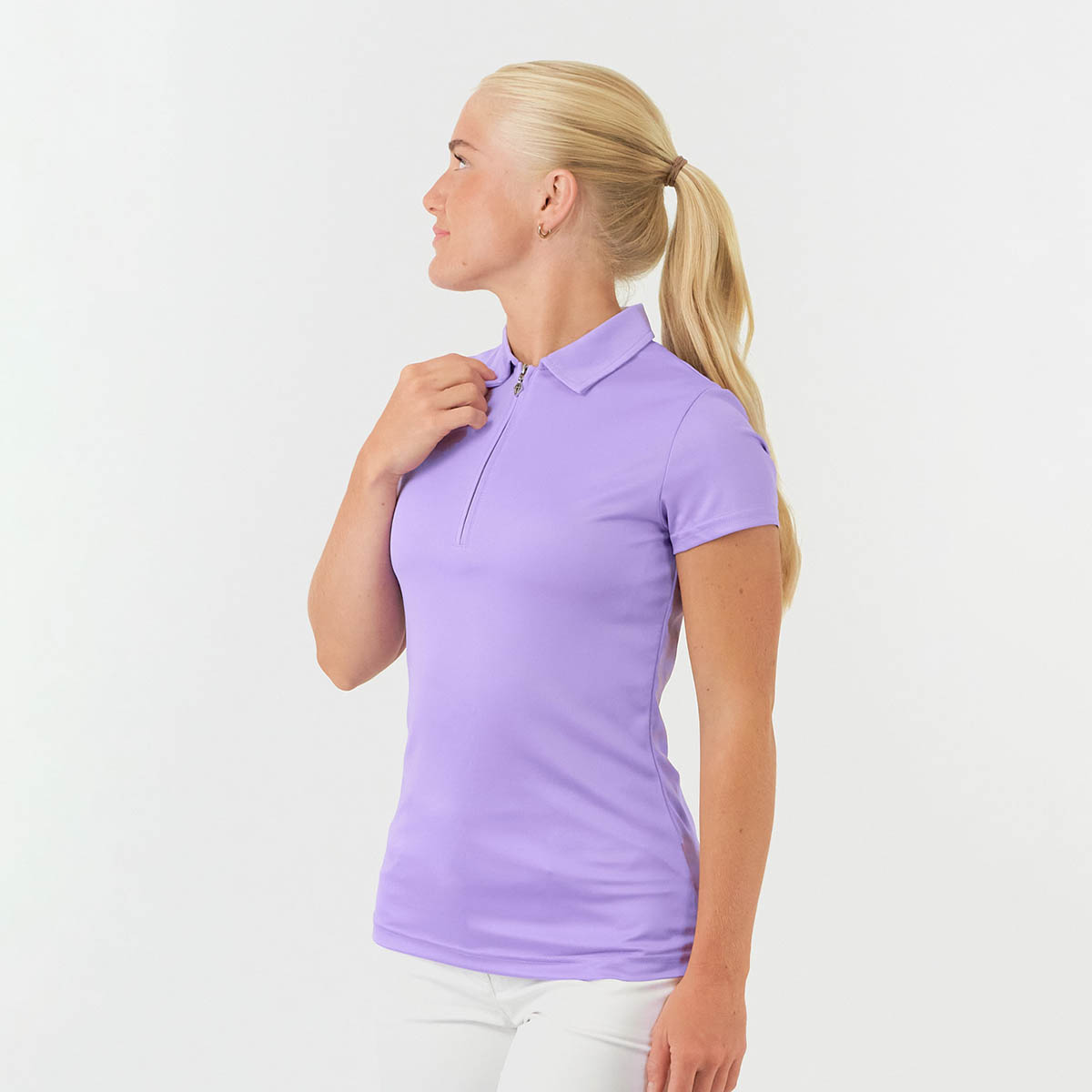 Pure Ladies Silky Soft Cap Sleeve Polo