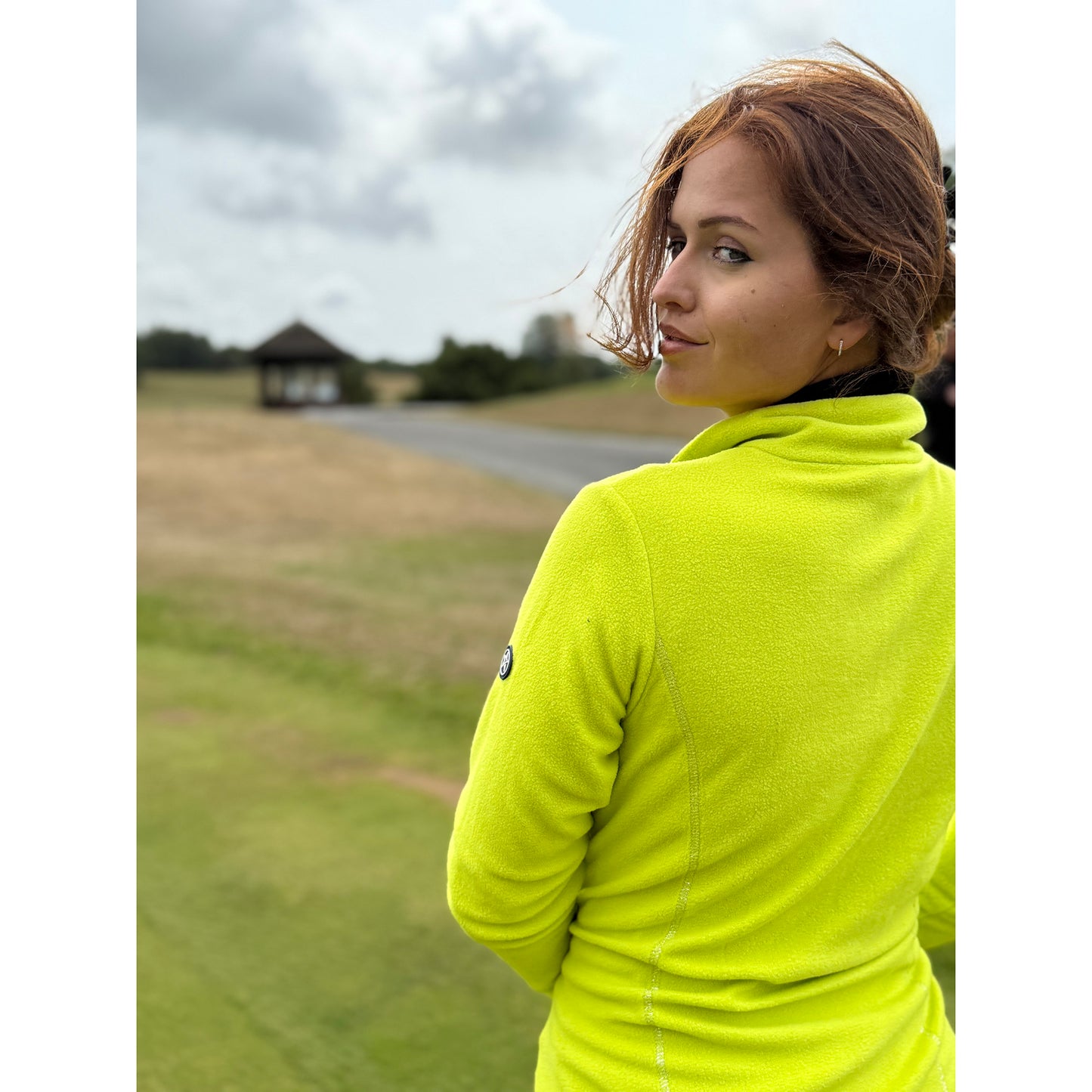 Swing Out Sister Ultra-Soft 1/4 Zip Fleece with Silver Thread Contour Seams