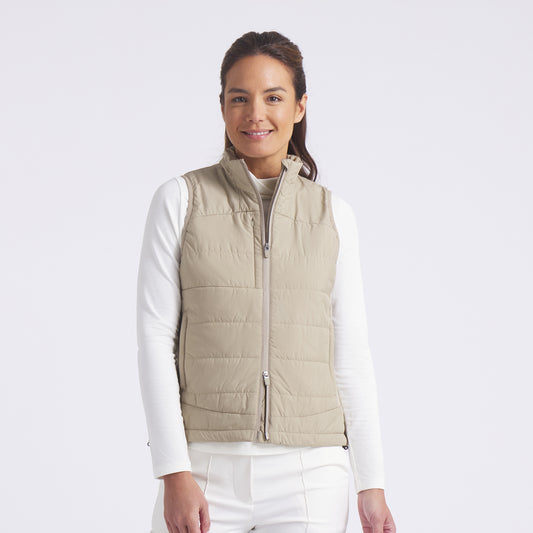 Puma Golf Ladies Quilted Vest with Primaloft Insulation
