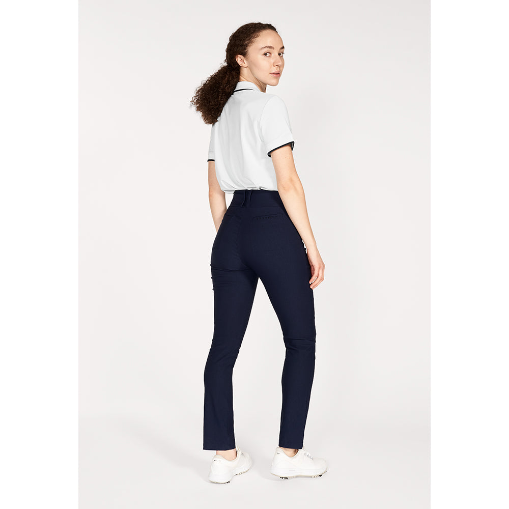 Rohnisch Ladies Slim-Fit Pull-On Navy Trousers