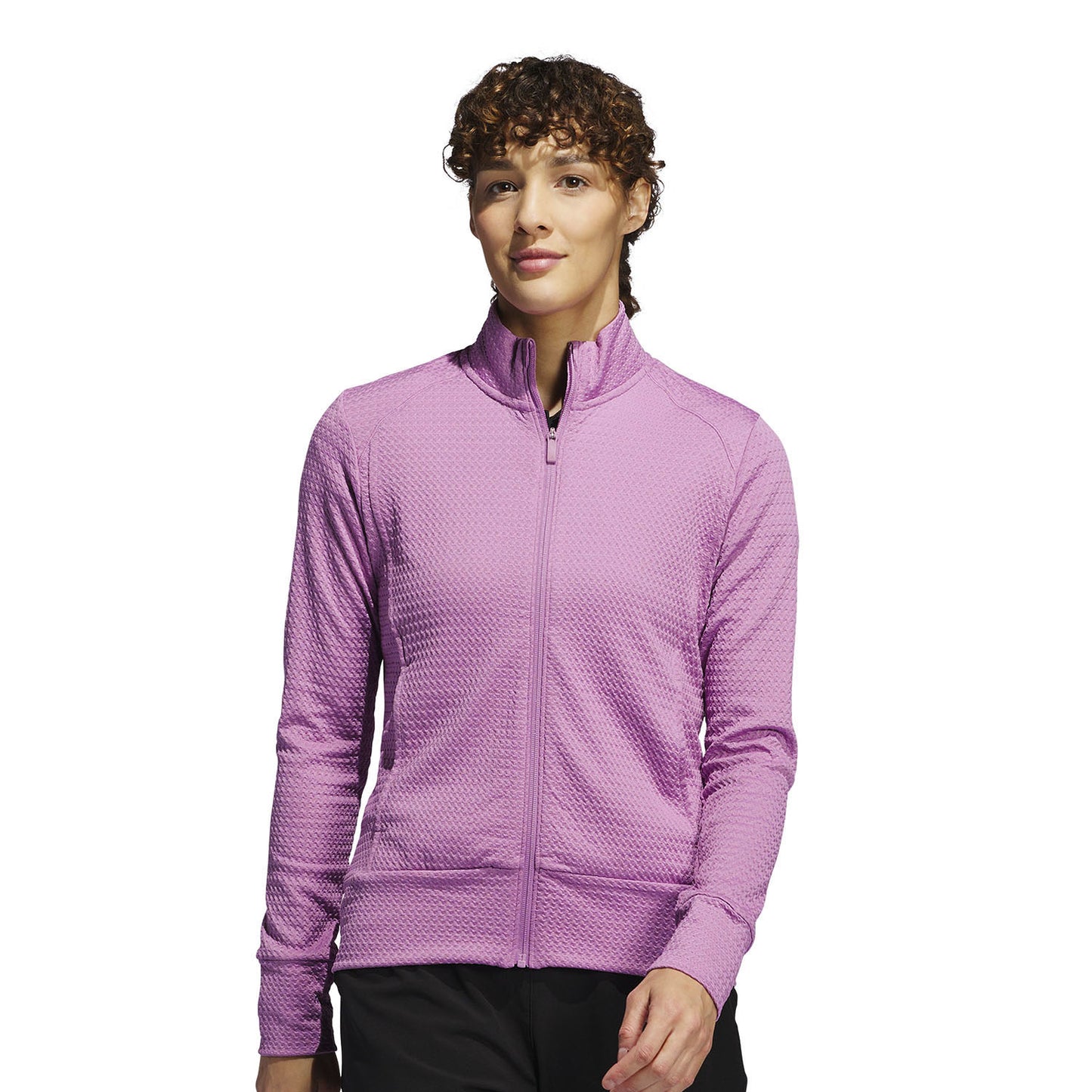 adidas Golf Ladies Lightweight Waffle-Knit Jacket