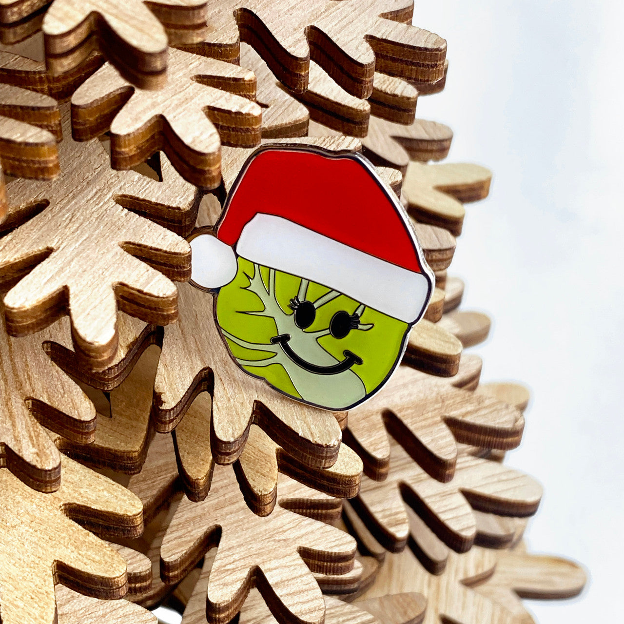 Christmas Brussel Sprout Golf Ball Marker
