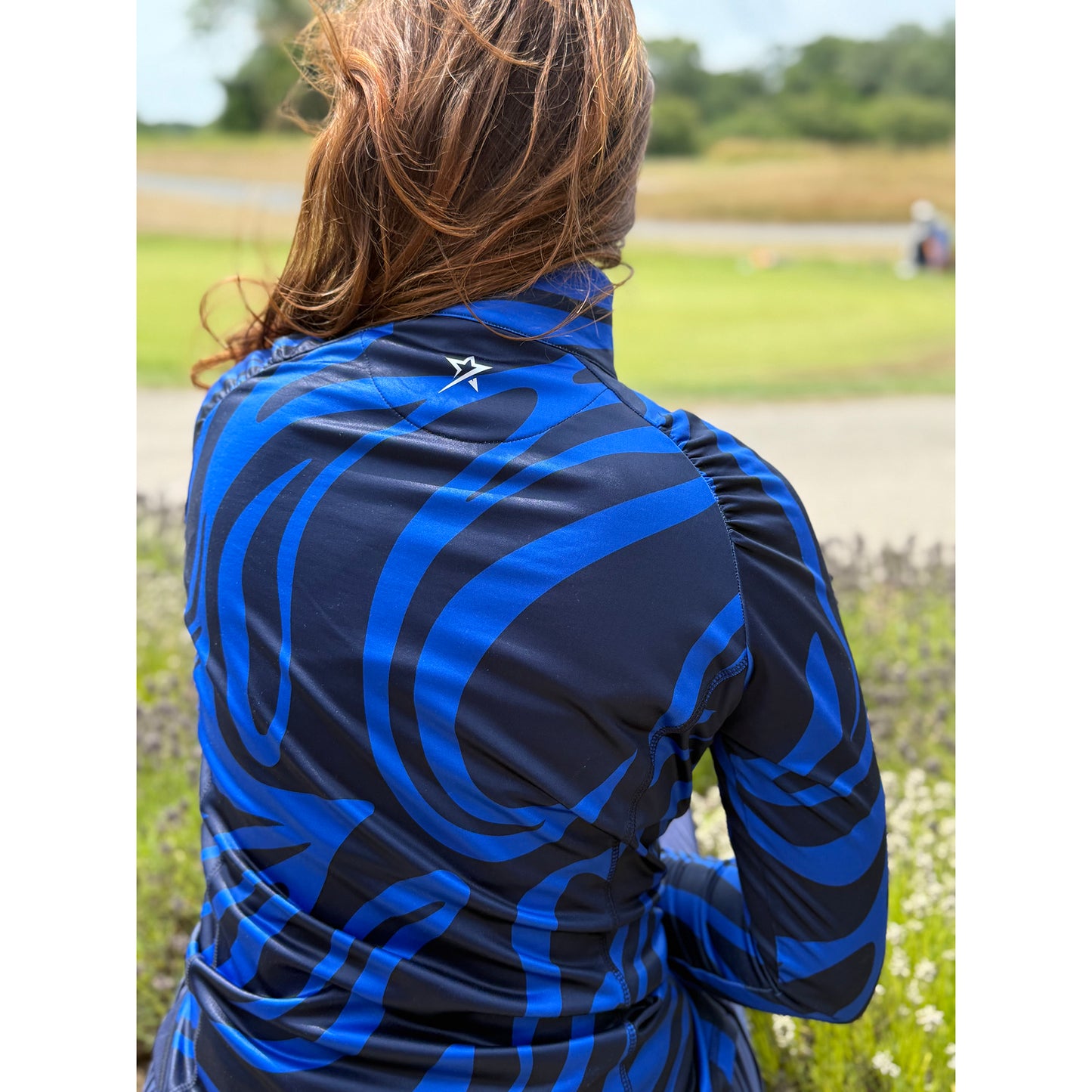 Swing Out Sister Ladies Mid-Layer Top with Contrast 1/4 Zip