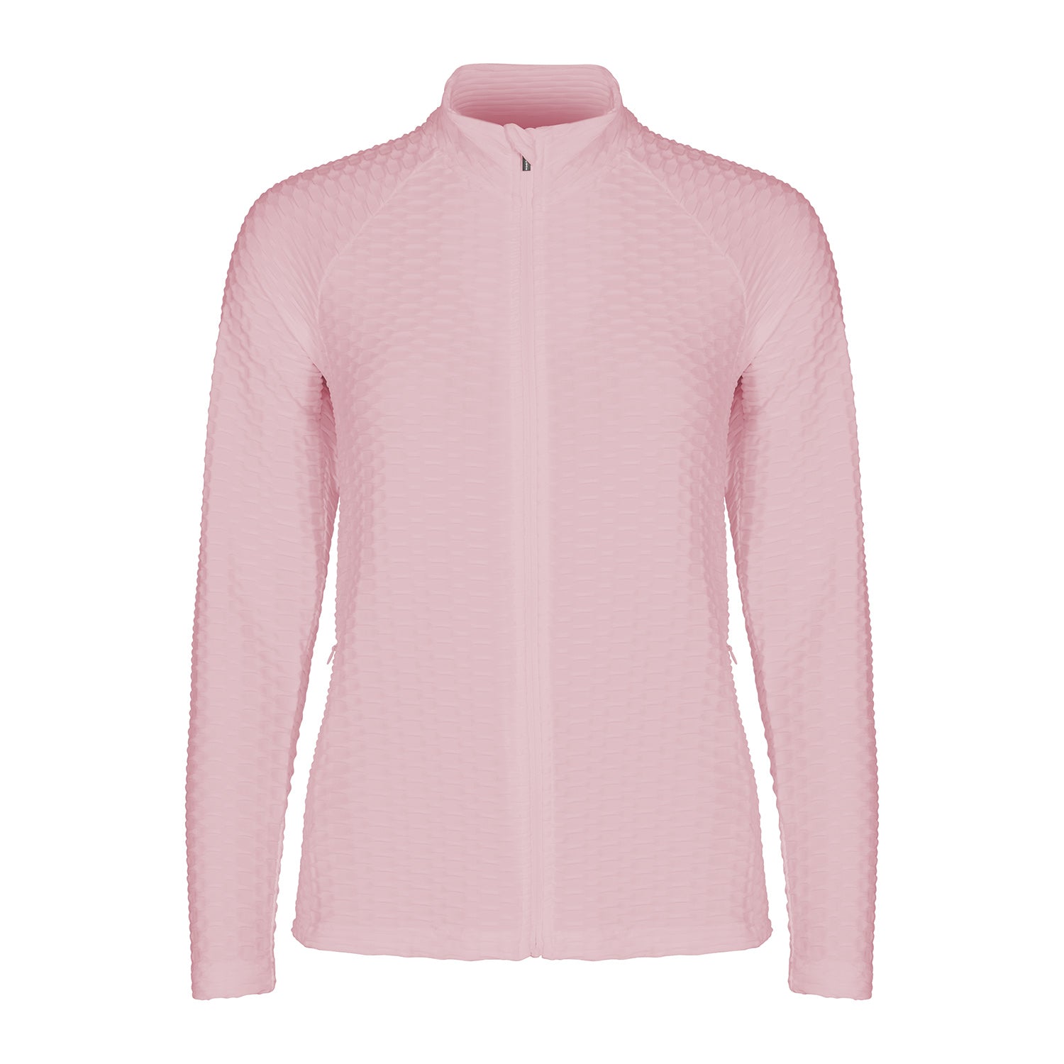 Rohnisch Ladies Textured Jersey Jacket in Orchid Pink
