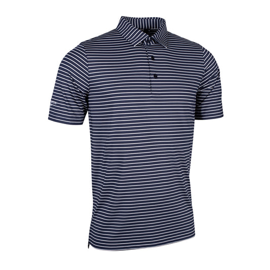 Glenmuir Mens Short Sleeve Striped Polo