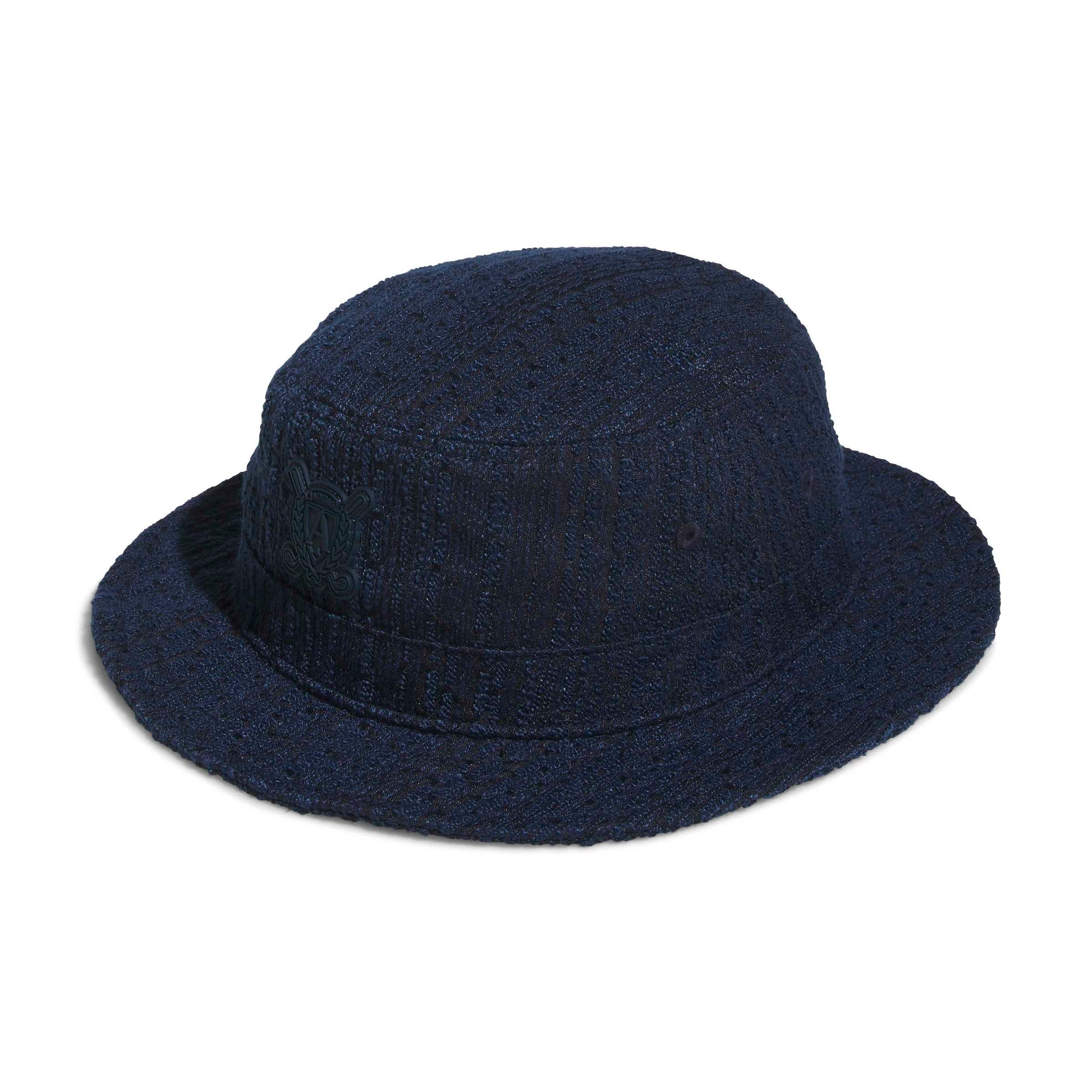 adidas Golf Ladies Textured Navy Bucket Hat - Perfect for Elevating Your On-Course Style