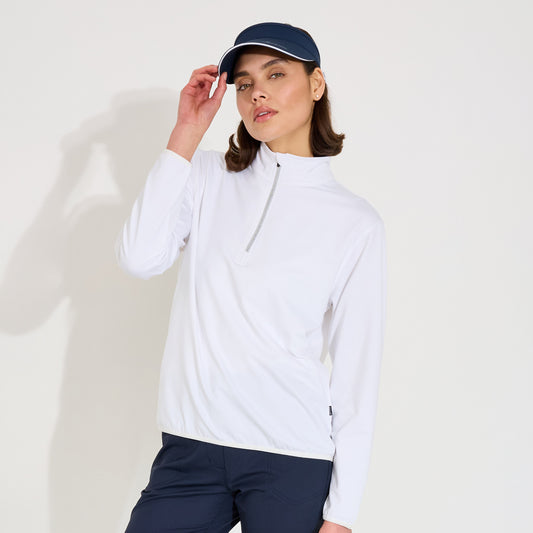 Abacus Ladies Zip-Neck Fleece