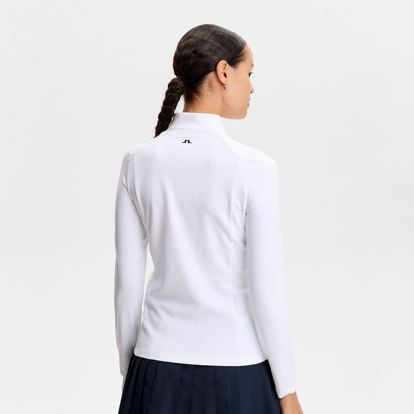 J.Lindeberg Ladies 1/4 Zip Mid-Layer - Lightweight Warmth for Active Days