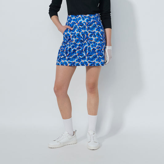 Daily Sports Ladies Quick Dry Pull-On Skort in Retro Floral Print